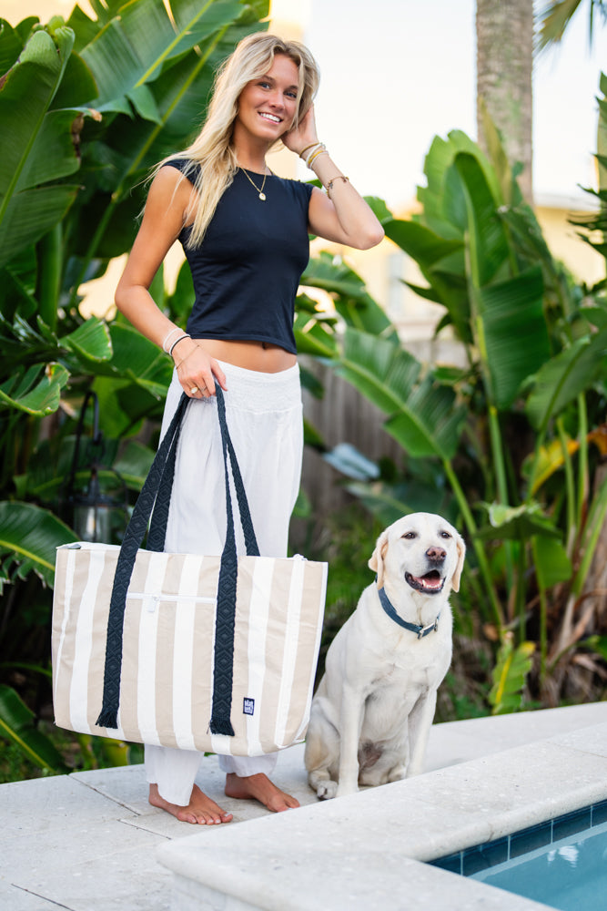 Sand Cabana XL Tote