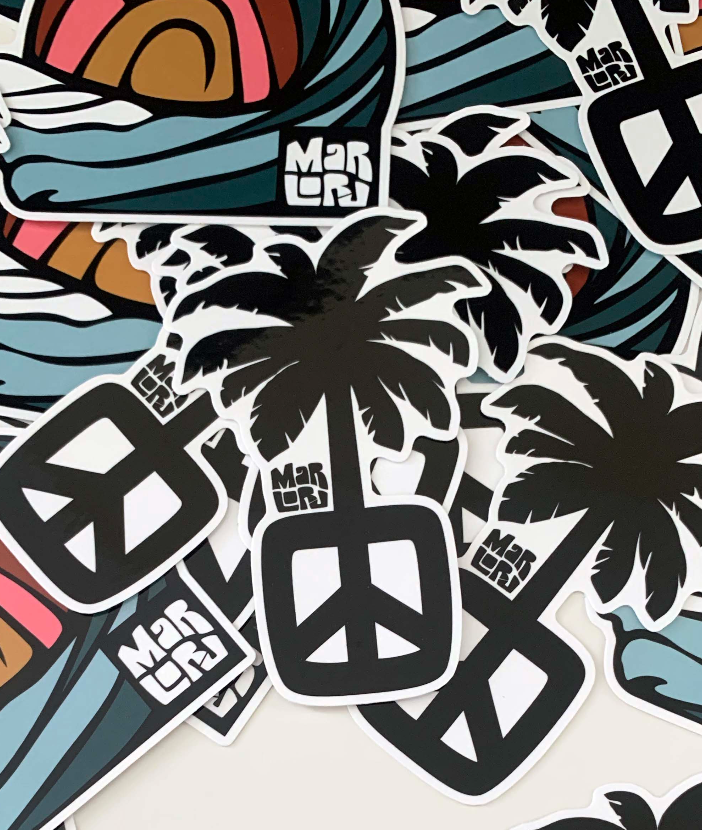 Peace Palm Sticker