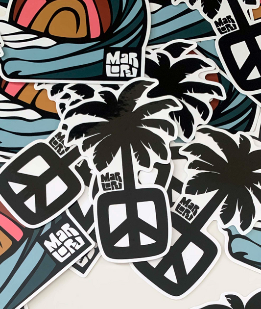 Peace Palm Sticker by Marloru