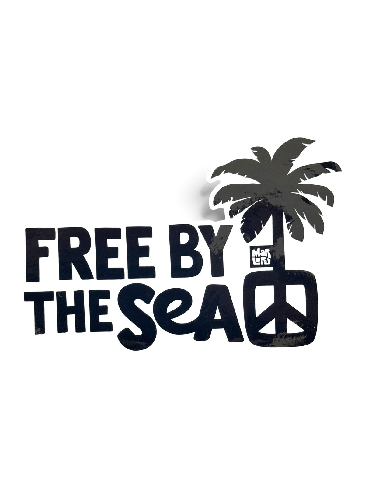 Free by the Sea Sticker by Marloru