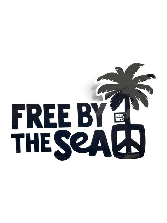 Free by the Sea Sticker by Marloru