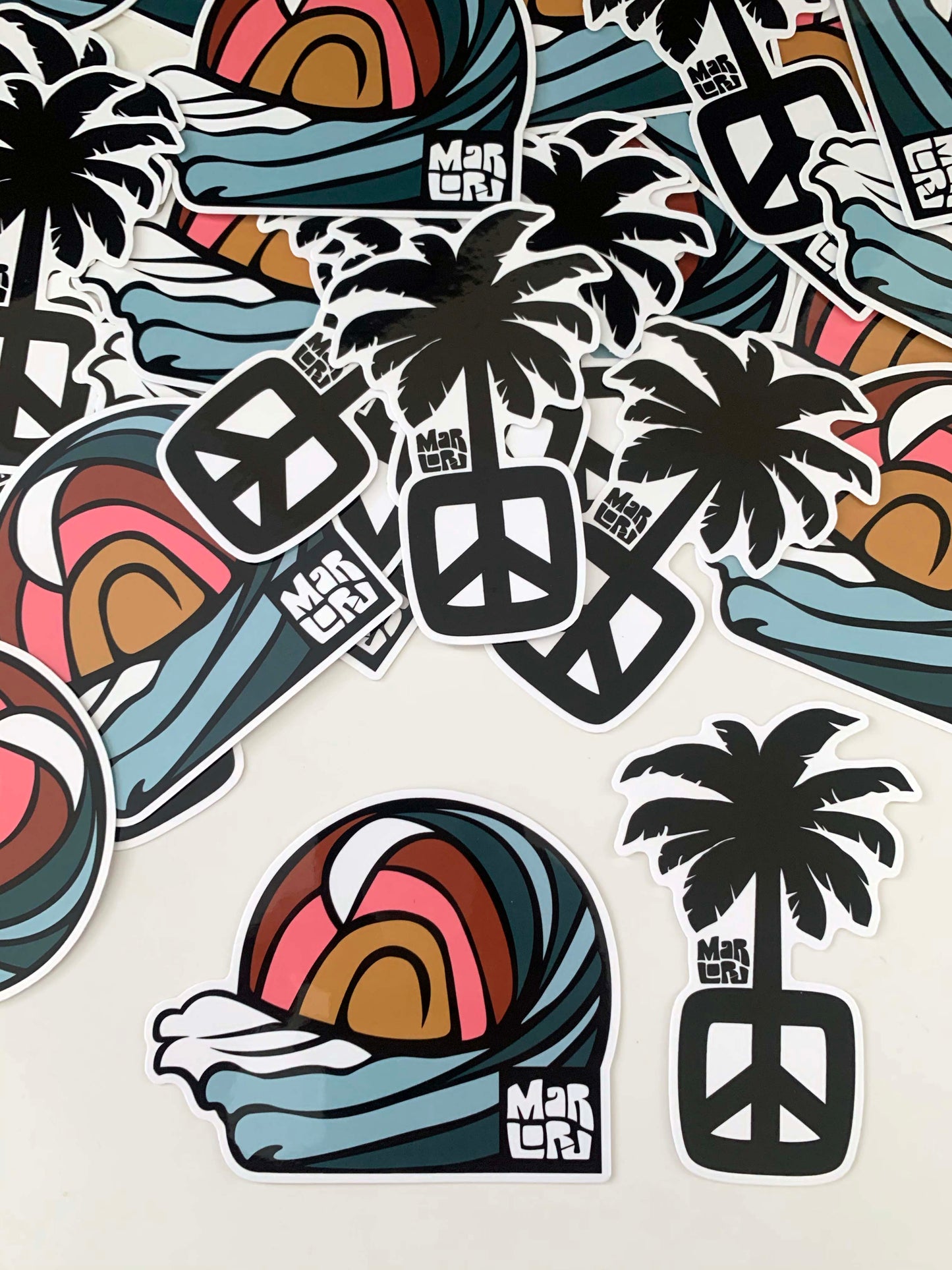 Rainbow Wave Sticker